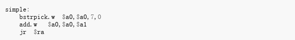 simple函数不保留栈帧指针的编译结果